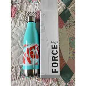 h2go FORCE 17oz Stainless Steel Water Bottle Teal Blue GOVOTE Insulated Thermal